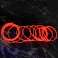 LED ambient lighting for car / car USB / 12V strip 3m red image 1