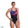 Women's swimsuit Speedo Plmt BLACK/PHOENIX RED/BLUE size D34 8-06187H059 image 3