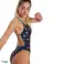 Speedo Alv V-Back Women's Swimsuit NAVY/FLAMINGO PINK SIZE D38 8-12843H155 image 4