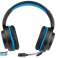 BLUE LED GAMING HEADPHONES DRAGON TRASLU46621 image 1
