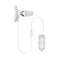 Baseus Car Charger MagSafe 15W holder for Air vent   Type C 25W White image 3
