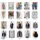 "SHEIN Outlet" drabužių atsargų partija - vyriški, moteriški ir vaikiški drabužiai - siūlo įvairius stilius ir spalvas - visi nauji be defektų, poli maišeliuose nuotrauka 3