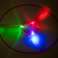 Launcher flying disk UFO propeller LED pink image 1