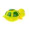 Jouet de bain tortue d’eau à manivelle vert jaune photo 2