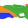 Water gun water launcher 400ml green image 2