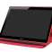 Huawei MediaPad T3 için Alogy Döner Kılıf 360° 10 9.6'' Kırmızı fotoğraf 3