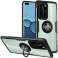 Case Alogy Ring Holder Clear Armor per Huawei P40 nero foto 5