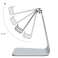Universal phone stand Alogy stand holder Silver image 2