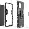 Caz Alogy Stand Ring Armor pentru Xiaomi Mi 10 Lite negru fotografia 3