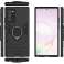 Samsung Galaxy Note 20 siyah için Alogy Stand Yüzük Zırh kılıfı fotoğraf 6