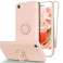 Ring Ultra Slim Alogy Siliconen Case voor iPhone SE 2020 / 8 / 7 Roze foto 1