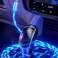 1m Alogy kabeļa magnētiskais kvēlojošais LED vads Lightning Blue attēls 1