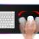 Alogy Mouse Pad RGB Gaming Desk Mat Large XXL cu iluminare de fundal fotografia 4