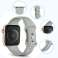 Alogy Sportband Rubber voor Apple Watch 42/44/45/49mm Grijs foto 1