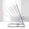 Adjustable phone stand Alogy foldable desk stand Silver image 2
