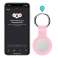 Silicone case Alogy key ring with carabiner for Apple AirTag Pink image 4