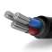 Alogy Светкавичен кабел 100см към AUX мини жак 3.5mm Черен картина 4