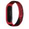 Alogy Solo Loop Strap bracelet en nylon pour Xiaomi Mi Band 5 / 6 / 6 NFC Rouge photo 1