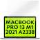 Alogy bærbar beskyttelsesfilm til Apple Macbook Pro 13 M1 2021 A2338 billede 2