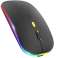 Silent Mouse slim wireless mouse Alogy RGB LED backlit mouse for paws image 1