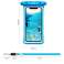 Водоустойчив калъф Fonken водоустойчив универсален IPX8 до 6.5 син картина 2