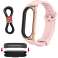Alogy Silicone Strap with Clasp Band for Xiaomi Mi Band 7 Pink image 1