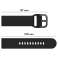 Bracelet universel Alogy Strap avec boucle pour smartwatch 20mm Noir photo 5