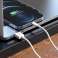 USB-A naar Lightning naar Apple High Speed Kabel 2m Wit foto 4
