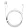 USB-A til Lightning til Apple højhastighedskabel 2m hvid billede 1