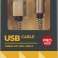 DEFENDER USB CABLE AM-TYPE C 1,0m 2.1A GOLD image 1