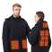 Heated Heated Unisex Electric Jacket Size L Winter With Kap image 2