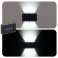 2x saules sienas lampas alogy saules lampu āra lifts attēls 5