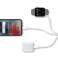 3in1 Cable 2x Lightning + Inductive Charger for Apple Watch iWatch pr image 3