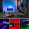 RGB LED Şerit Renk 5m 50x50 Su geçirmez IP65 MultiChip Büyük Uzaktan Kumanda fotoğraf 3