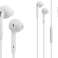 In-ear Fit bedrade hoofdtelefoon 100 cm Wit foto 2