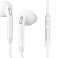 In-ear Fit bedrade hoofdtelefoon 100 cm Wit foto 3