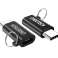 Choetech micro usb to usb-c type c adapter black image 1