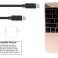 Choetech 2x cable usb-c type c 3A macbook black image 2