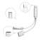 Alogy Lightning till iPhone Audio Mini Jack Kabel silver bild 2