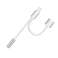 Alogy Lightning till iPhone Audio Mini Jack Kabel silver bild 5