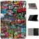 Etui Alogy Book Cover Huawei MediaPad T5 10.1 Графити картина 2
