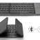 Kabellose Tastatur Alogy faltbares Bluetooth-Touchpad Win / iOS / Und Bild 2