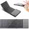 Kabellose Tastatur Alogy faltbares Bluetooth-Touchpad Win / iOS / Und Bild 3