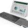 Kabellose Tastatur Alogy faltbares Bluetooth-Touchpad Win / iOS / Und Bild 5