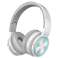 Draadloze on-ear hoofdtelefoon Picun B12 LED SD Bluetooth 5.0 white-s foto 1