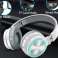 Draadloze on-ear hoofdtelefoon Picun B12 LED SD Bluetooth 5.0 white-s foto 5