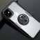 Alogy Ring Holder Clear Armor Apple iPhone 11 mustalle kuva 4