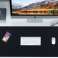 Desk pad protective table mat 90x45cm Black image 3
