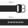 Correa de goma suave Alogy para Samsung Gear S3 / Watch 46mm negro (22mm) fotografía 4