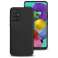Silikonikotelo Alogy ohut kotelo Samsung Galaxy A71 mustalle kuva 2
